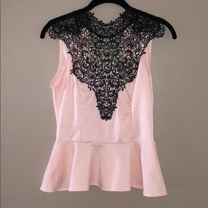 Charlotte Russe peplum top!